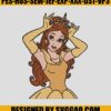 Queen-Belle-Embroidery-Design_-Beauty-And-The-Beast-Embroidery-Machine