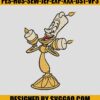 Funny Lumiere Embroidery Design, Disney Embroidery File 2 Funny-Lumiere-Embroidery-Design_-Disney-Embroidery-File