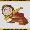 Funny Cogsworth Embroidery Machine, Cartoon Movie Embroidery File 2 Funny-Cogsworth-Embroidery-Machine_-Cartoon-Movie-Embroidery-File