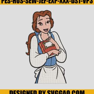 Belle-Hugs-A-Book-Embroidery-Design_-Beauty-And-The-Beast-Embroidery-File