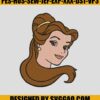 Belle-Head-Embroidery-Design_-Beauty-And-The-Beast-Embroidery-Machine