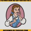 Belle And Chip Beauty And The Beast Embroidery File, Belle Embroidery Design 2 Belle-And-Chip-Beauty-And-The-Beast-Embroidery-File_-Belle-Embroidery-Design