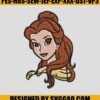 Beauty-Face-Belle-Embroidery-Designs_-Beauty-And-The-Beast-Embroidery-File