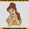 Beauty Belle Embroidery File, Disney Embroidery Design 2 Beauty-Belle-Embroidery-File_-Disney-Embroidery-Design