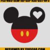Ear Mickey Valentine Embroidery Design, Mickey Disney Embroidery File 1 Ear-Mickey-Valentine-Embroidery-Design_-Mickey-Disney-Embroidery-File