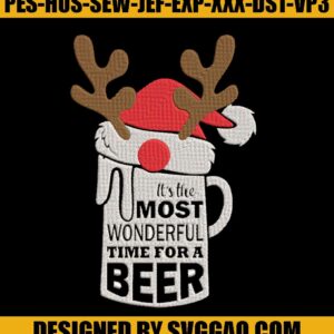 Its-The-Most-Wonderful-Time-Embroidery-Design_-Beer-Deer-Embroidery-File