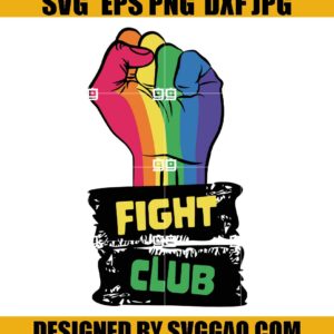 Lgbtq Fight Club SVG, Pronouns Svg, Lgbt Svg