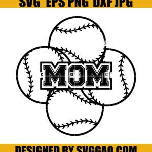 Softball Baseball Mom Svg- Motther Day Svg- Sftball Svg