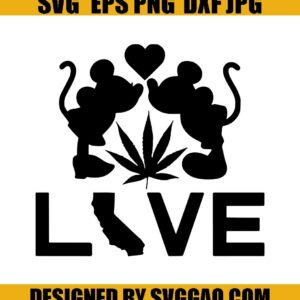 California Love Mickey Minnie Mouse Svg, Mickey Svg, Minie Svg