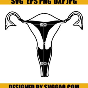Uterus Finger Svg, Female Repoduction Svg, Pro Choice Svg