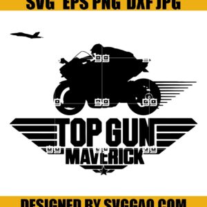 Top Gun Maverick Inspired Svg- Moto Svg