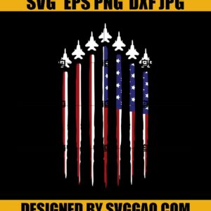 Patriotic Jet SVG USA Flag, 4th of July Svg, Independence Day Svg