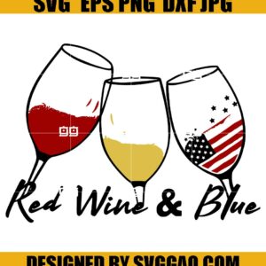 4th of July SVG- Red- White- and Cute SVG- Patriotic SVG