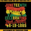 Juneteenth Celebrating Black Freedom 1865 African American Embroidery Design, Freedom Day Embroidery File 2 Juneteenth Celebrating Black Freedom 1865 African American Embroidery Design, Freedom Day Embroidery File