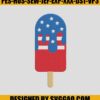 4th of July Embroidery- American Flag Embroidery Design