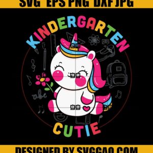 Kindergarten Cute Svg, Back To School Svg, Unicron School Svg, Teacher Svg