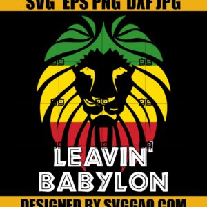 Reggae Babylon Lion SVG, Rasta Svg, Black History Month SVg, Juneteenth Svg