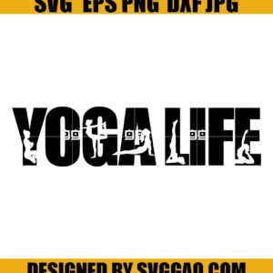 Yoga Life Svg, A Wellness Svg, Yoga Svg