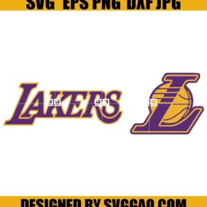 Los Angeles Lakers Logo Bundle SVG, Lakers SVG, Lakers NBA Sport SVG