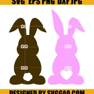 Easter Bunny Svg, Bunny Svg, Rabbit Svg, Bad Ears Svg