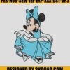 Minie Princess Embroidery Digitizing, Disney Embroidery File 2 Minie Princess Embroidery Digitizing Disney Embroidery File