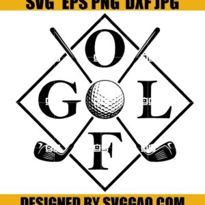 Golf Svg, Golf Artistic Design File, Golf Ball Svg, Golf Printing Svg