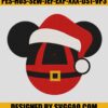 Mickey Mouse Santa Embroidery Design Santa Xmas Embroidery File