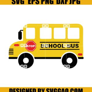 School Bus Svg, School Svg, Bus Svg