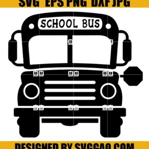 School Bus Svg, School Bus Driver Svg