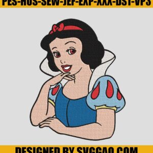 Snow White Embroidery File, Snow White aAnd The Seven Dwarfs Embroidery Design