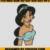 Jasmine Embroidery Machine File, Aladdin Embroidery Design 1 Jasmine Embroidery Machine File Aladdin Embroidery Design