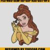Belle Disney Princess Embroidey File, Beauty And Beast Embroidery Machine 2 Belle Disney Princess Embroidey File Beauty And Beast Embroidery Machine