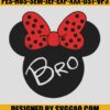 Mickey Minnie Bro Embroidery Design, Disney Embroidery File 2 Mickey Minnie Bro Embroidery Design Disney Embroidery File