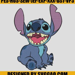Laugh Stitch Embroidery Machine, Lilo And Stitch Embroidery File