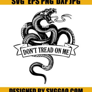 Gadsden SVG, Don't Tread On Me SVG