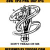 Don't Tread on Me SVG- Gadsden SVG