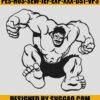 Hulk Embroidery Design- Super Hero Embroidery Machine File