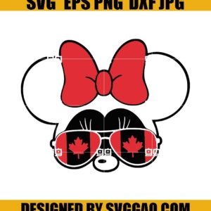 Canadian Minnie SVG, Disney Vacation SVG, Best Day Ever SVG, Going To Disney SVG