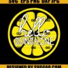 Hello Sunshine Lemon SVG Summer Round SVG Lemon SVG