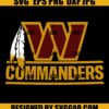 Washington Football New 2022 SVG Commanders SVG