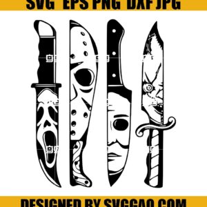 Horror Svg- Horror Friends SVG- Chucky and Freddy SVG