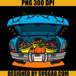 Trick or Treat Trunk PNG, Trunk Pumpkin Halloween PNG