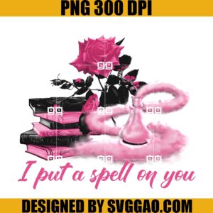 Soft Pink PNG, I Put A Spell On You PNG