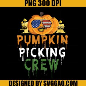Pumpkin Picking Crew PNG, Halloween Outfit Toddler Baby PNG