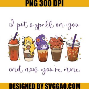 I Put A Spell On You PNG, Coffee Edition PNG