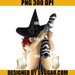 Halloween Babe PNG, Sexy Witch PNG