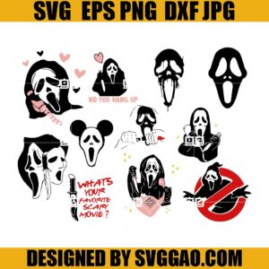 Scream SVG Bundle, Halloween SVG, Disney Halloween SVG