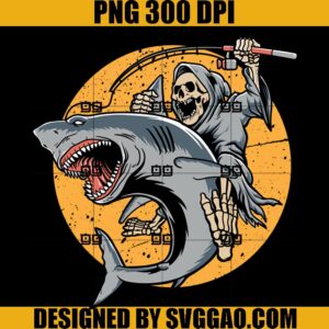 Grim Reaper Fishing PNG, Halloween Fishing PNG