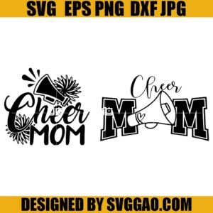 Cheer Mom SVG Bundle, Cheer Life SVG , Cheerleading SVG