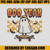 Halloween Boo Yeah Embroidery Design Halloweeen Embroidery File